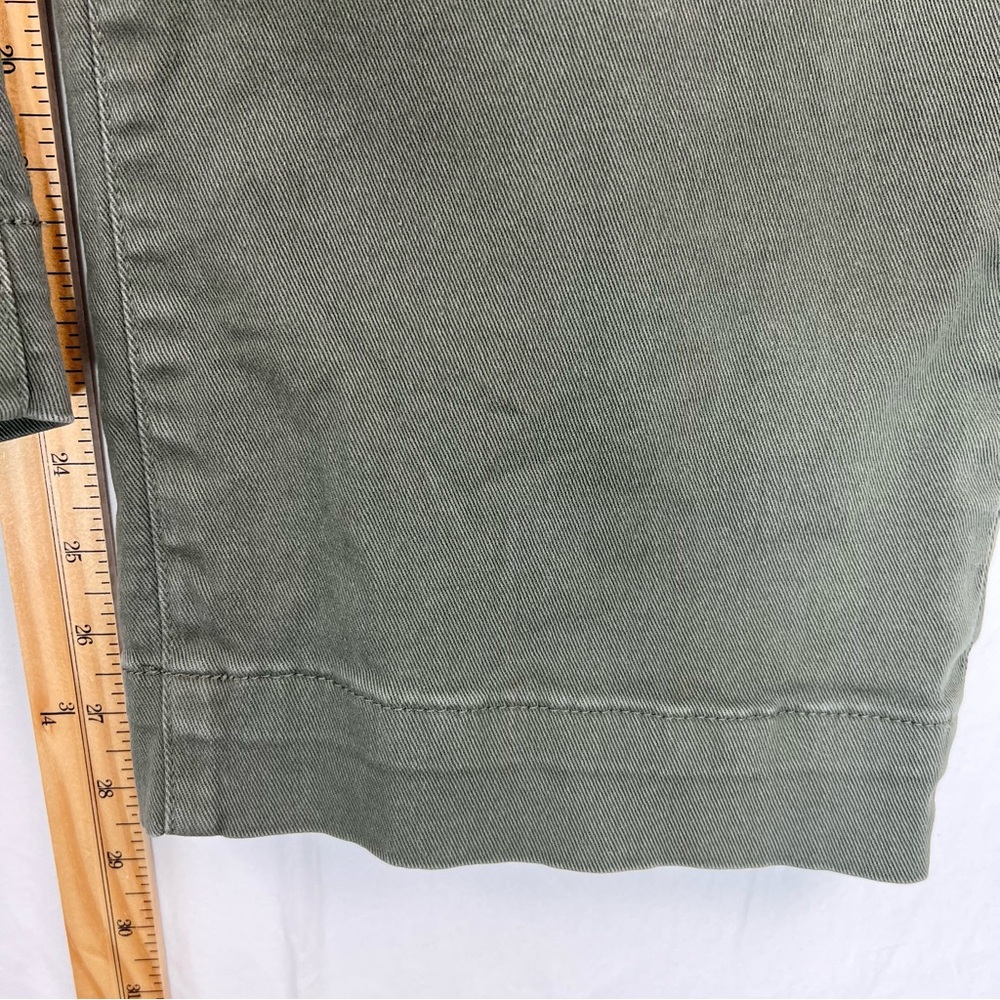 Everlane THE ORGANIC WIDE-LEG PANT Sz 12 Green Utility Casual - Picture 12 of 14